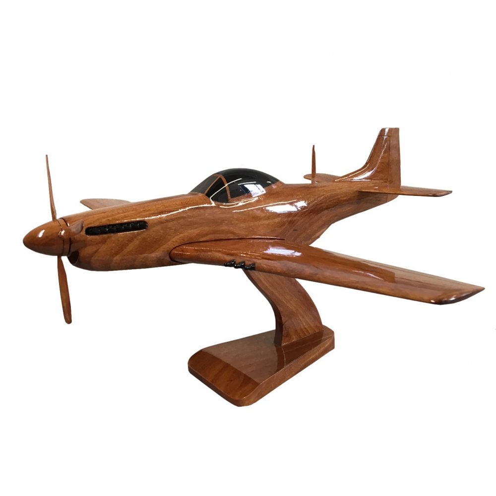 P-51 Mustang Wooden Model