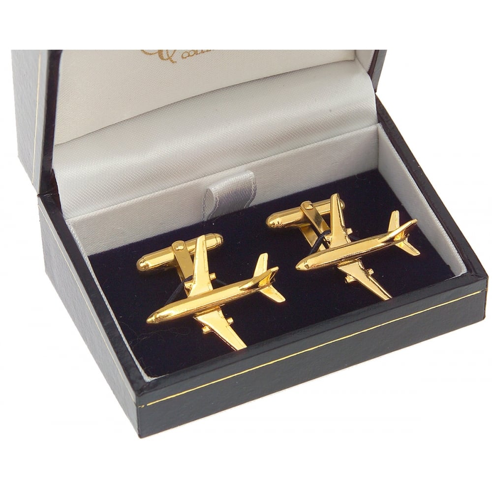 Boeing 737 Gold Plated Cufflinks